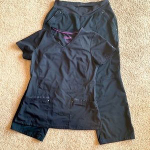 Healing Hands Purple Label Yoga Scrub Set